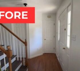 Honestly, we have never seen so much personality packed into an entryway (especially when it started like THIS!)