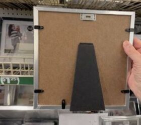 She uses a dollar store picture frame to cover up this annoying eyesore, and now we're totally obsessed!