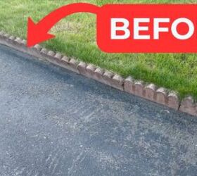 Easy DIY Outdoor Side Table Made From Scalloped Patio Pavers