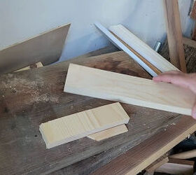 We loved how this pile of scrap wood made his kitchen SO much more functional