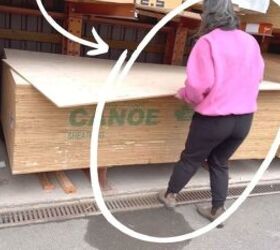 The genius way he used plywood to turn a plain wall into a beautiful feature wall
