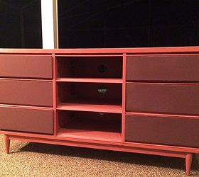 Mid Century Dresser Turned TV Dresser,,, Do You Remember My Post A