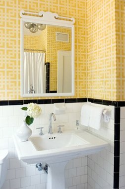 check out these 8 fabulous bathroom backsplash beauty ideas, bathroom, real estate, A vintage bathroom comes to life