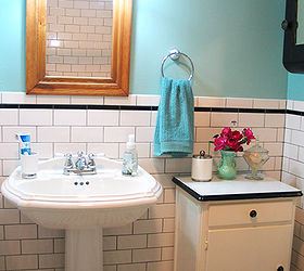 vintage bathroom renovation, bathroom ideas, home decor, After our renovation