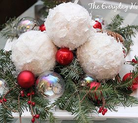 How to Make Snowball Christmas Ornaments (you Won't Believe What They