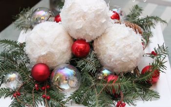 Cómo hacer adornos navideños en forma de bola de nieve (no te vas a creer lo que