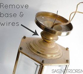 trash to treasure upcycled light to vase, home decor, repurposing upcycling