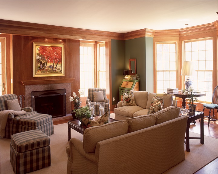 traditional home renovation in darien ct, home decor, Family Room Renovation by Titus Built LLC