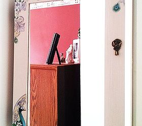 jewelry armoire turned beautiful kitchen key cabinet, kitchen design, repurposing upcycling, The after photo
