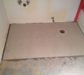 tiling bathroom floors use cement board to create a rock solid foundation, bathroom ideas, flooring, tile flooring