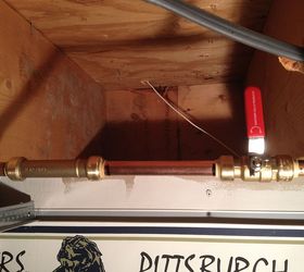 replacing copper pipes amp fittings with the best plumbing supply ever, home maintenance repairs, how to, plumbing, The new assembly
