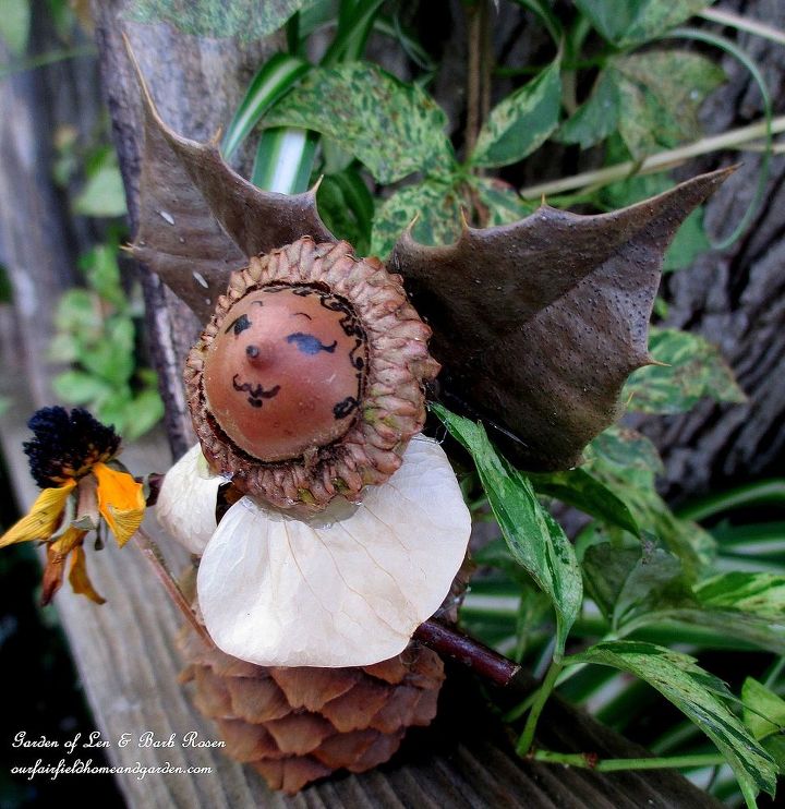 diy project make fairies for free, crafts, flowers, gardening, hydrangea, Holly Fairy