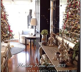 my 2013 holiday virtual open house, seasonal holiday d cor, Standing in kitchen looking through dining area into sunroom