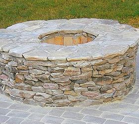 down home southern firepit, concrete masonry, diy, how to, outdoor living, Our new firepit