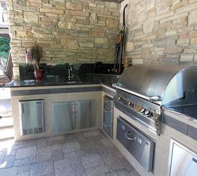 demotte outdoor kitchen, home improvement, kitchen design, outdoor living, Photo of the finished project