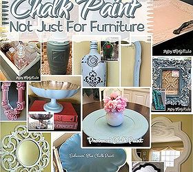 annie sloan chalk paint it s not just for furniture, chalk paint, crafts, painted furniture, A collage of the many things I ve painted with chalk paint