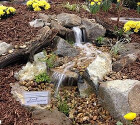 rocky mountain waterscapes award winning garden at the 2013 denver home show, gardening, outdoor living, ponds water features, A 4 pondless waterfall will fit in the smallest yard