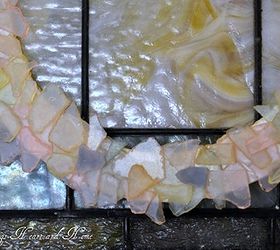 sea glass wreath, crafts, I made a bigger one and I do love it