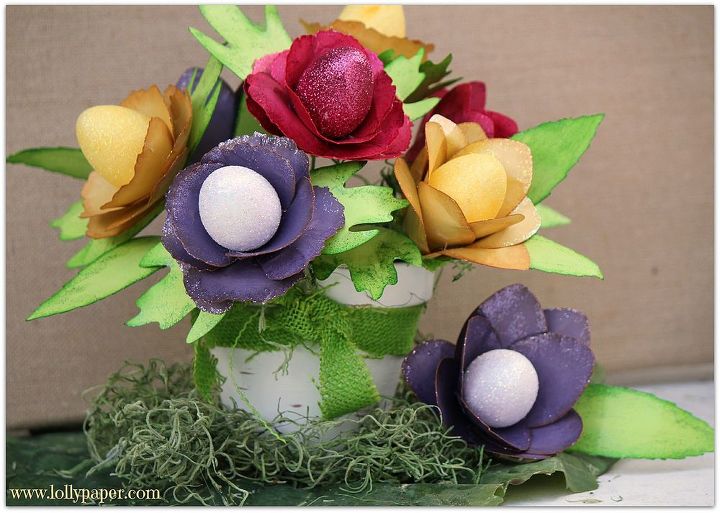how to make blooming easter eggs with dollar store foam eggs, crafts, decoupage