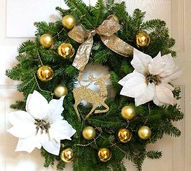 DIY White and Gold Dollar Tree Wreath