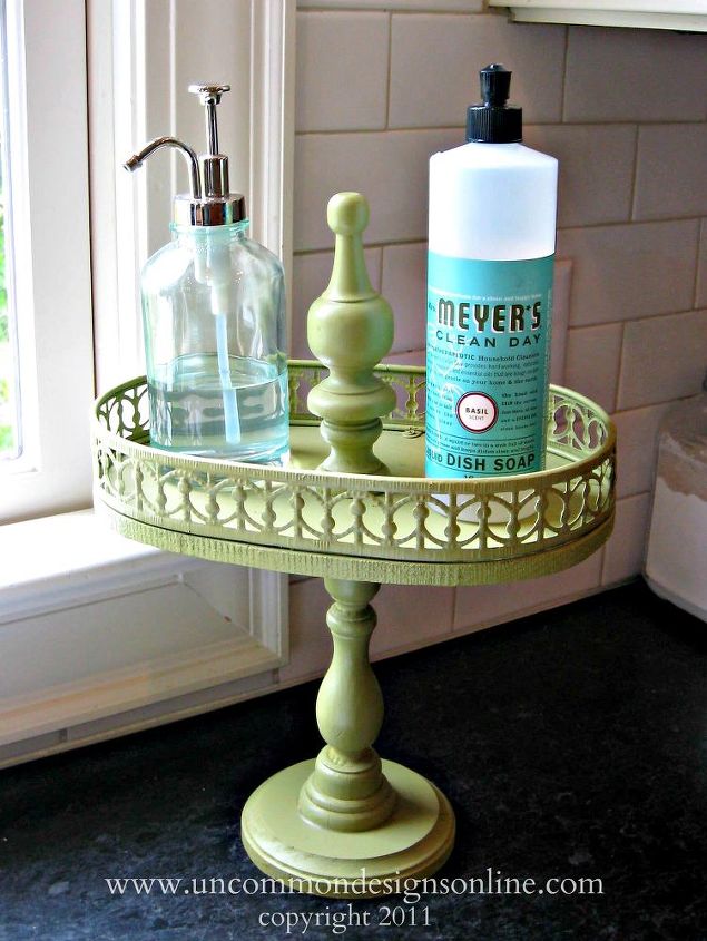 creating a vintage looking tiered tray, crafts