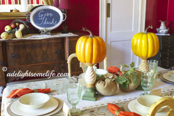 giving thanks a thanksgiving tablescape, seasonal holiday d cor, thanksgiving decorations