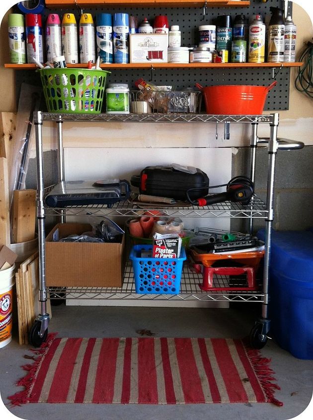 garage paint storage, cleaning tips, garages, shelving ideas, storage ideas