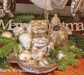 Tabletop Tree and Foyer Vignette