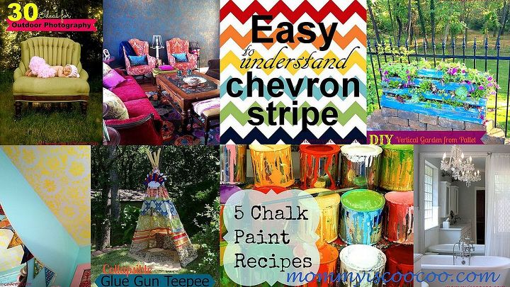 easychevron homemade chalk paint teepee s pallet projects my 2013, diy, pallet, repurposing upcycling, mommy is coocoo the best of 2013