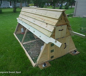 backyard chickens, diy, outdoor living, woodworking projects, It s about 10 feet long and has two stories The birds roost in the top and have the bottom space for exploring