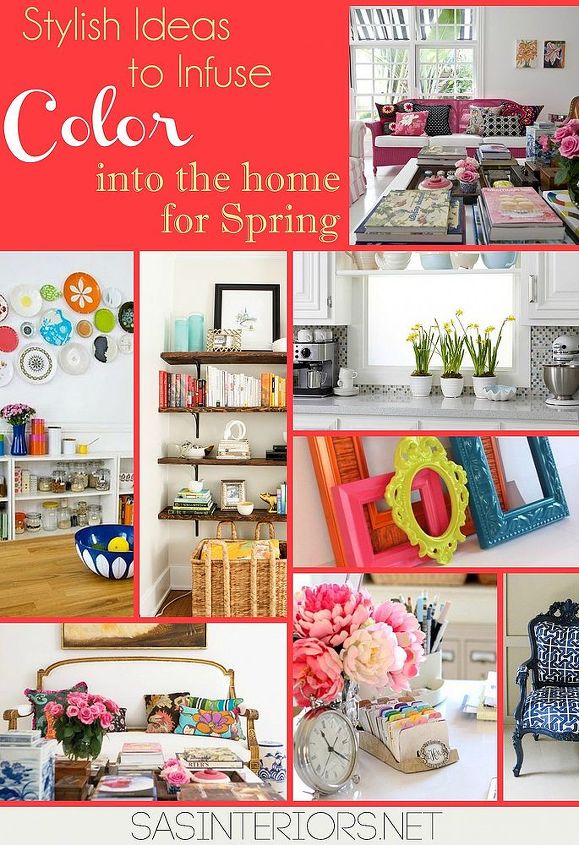 stylish ideas to infuse color into your home for spring, home decor