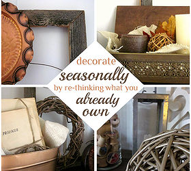 fall decor re thinking what you already own so you can decorate for free, home decor