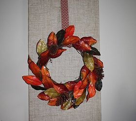 fall burlap canvas, crafts, seasonal holiday decor, wreaths, Learn how to make a burlap covered canvas for Fall