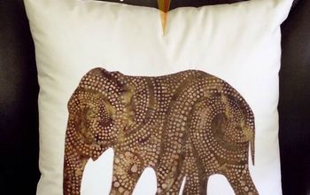 Sew a Royal Elephant Pillow Cover
