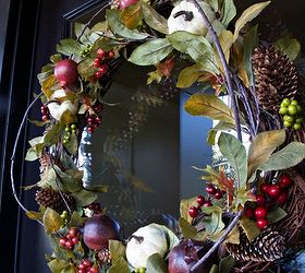 diy pottery barn inspired wreath, crafts, curb appeal, seasonal holiday decor, wreaths