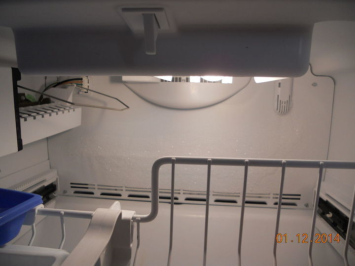 q freezer freezing up, appliances, home maintenance repairs, ditto