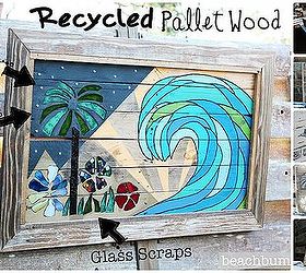 recycled pallet wood art, crafts, pallet, repurposing upcycling