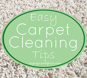 easy carpet cleaning tips, cleaning tips, flooring