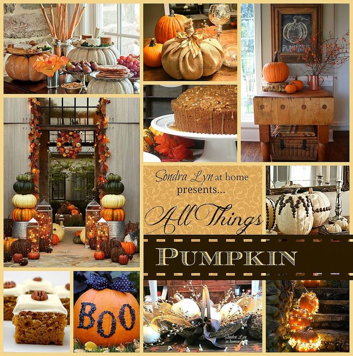 all things pumpkin, seasonal holiday decor