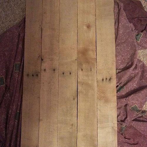 daisy pallet sign, painting, pallet projects, repurposing upcycling, Nailed pallet boards together