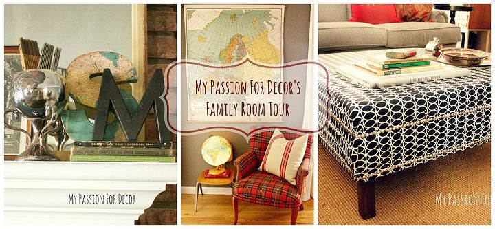 my passion for decor s family room tour, home decor, living room ideas, painted furniture, repurposing upcycling
