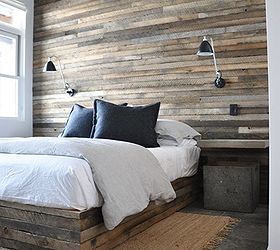 walls floors, flooring, home decor, wall decor, reclaimed wood wall bedroom wall sconces modern rustic