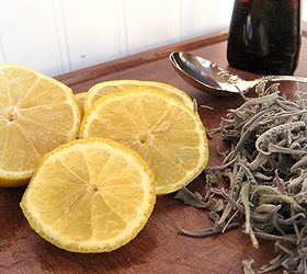 homemade lemon and lavender simmering potpourri, cleaning tips