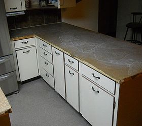 Refinished Counter Tops With Paper Hometalk
