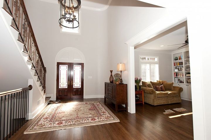 a traditional single family home renovation, home decor