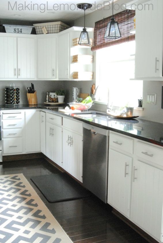 Budget Friendly Modern White Kitchen Renovation Hometalk Budget Friendly Modern White Kitchen Renovation Home Decor Improvement Design