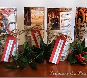 fun and easy christmas candle favorites, seasonal holiday d cor, These Wisteria inspired Christmas candles include the free graphics