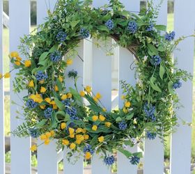 how to make a wreath for spring, crafts, seasonal holiday decor, wreaths, Make a Spring Wreath in Minutes
