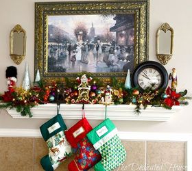 the christmas mantel 2013, home decor, seasonal holiday decor, Christmas Mantel 2013 at The Dedicated House