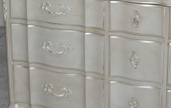 Painted French Provincial Triple Dresser